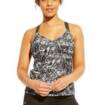 Kona Sol NEW  Gray Snake Print Tankini Swimsuit Top size XS Photo 0