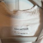 Lovers + Friends  Andi Mini Dress in White & Navy Photo 5