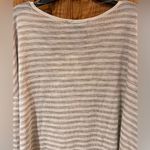 Sanctuary Curve Elina Metallic-stripe Split-Neck Long Sleeve Tee Shirt Size 2X Photo 9