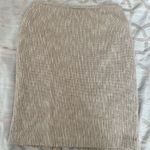 Lafayette 148 New York Beige Gold Sparkly Tweed Knee Length Skirt Pencil Size 14 Photo 3