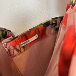 House Of CB  Toira Long Sleeve Satin Corset Minidress in Rose Print Size Small Photo 6