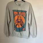 Pink Floyd  Cream Tan Crew Neck Sweatshirt Size Large Women’s Band Shirt Sweater Photo 2