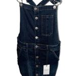 Judy Blue NWT Denim Skirtall Dress Women Small Overalls Mini Jean Western Boho Photo 5