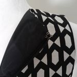 J.Crew  Women Dress Size 2 Jacquard Black & White Photo 6