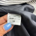 NWT Olive + Olivia Striped Linen Blend Blazer Jacket‎ Photo 3