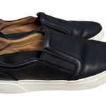 Vionic Kimmie Black Leather Slip-On Sneakers Comfort Arch Support Size 9.5 Photo 0