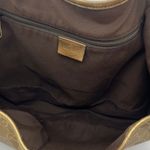 Gucci Limited Edition Abbey Brown Gg Fabric Gold Vintage Bag Photo 10