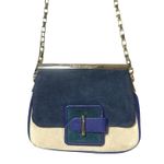 Vince Camuto  Leather Suede Color Block Purse Photo 0