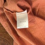 Stitch Drop Cross Over V Neck Dress Orange Size M Photo 4