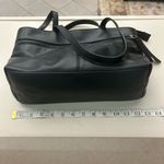 Simply Vera, Vera Wang Simply Vera Wang Sleek Black Leather Tote Bag like new!! Gorgeous Photo 3