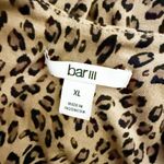 Bar III  | Animal Cheetah Print Bodycon Midi Dress Black Brown Tan | Size XL Photo 5