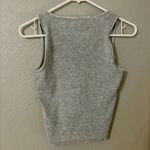 Cotton On  Heather Gray Tank Top With White Trim Size Small Photo 2