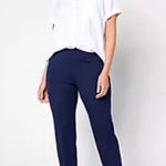 Susan Graver GRAVER Petite Status Stretch Straight Leg Ankle Pants Size 10 Photo 2