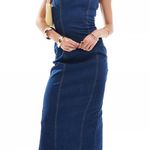 Bershka Denim Bodycon Dress Photo 1