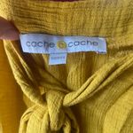 Cache To  Mustard Yellow Off The Shoulder Dress Small Photo 2