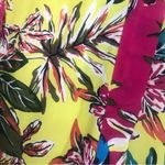 Time and Tru Floral Open Front Cover up Kimono Z29 Yellow Size L Photo 3