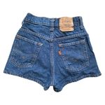 Levi's Vintage 1970s(?) Shorts Orange Tab Denim Women Size 22" Waist Little e Photo 8