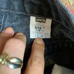 Levi's VINTAGE BLACK 512 SLIM STRAIGHT FIT JEANS Photo 4