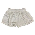 Pj Harlow  White Satin Drawstring Shorts Small Womens Lounge Sleepwear Photo 1