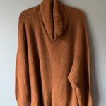 American Eagle Outfitters Oversized Brown Cowl Neck Sweater Photo 0