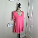LuLaRoe NTM:  Prefect Tee Discontinued Swing Top in Vibrant Coral Side Small Photo 5