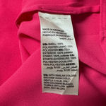 Chico's Chico’s Long Sleeve Button Up Chiffon Hot Pink Office Size 0 US 4/6 Small Photo 6