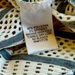 Beach Break gray & white nautical hooded swim cover up with rope drawstrings SM Photo 5