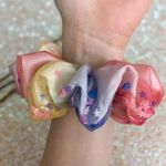 Ombré Confetti Sprinkles Shaker Scrunchie Hair Accessories Hair Tie Multiple Photo 3