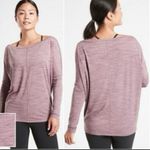 Athleta  Flow Top Essence Spacedye Long Sleeve Size Large Photo 0
