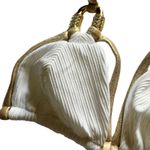 Beach Bunny ‎ Madagascar Glam Ribbed Bikini Top Photo 8
