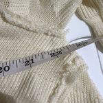 We The Free  by Free People Cream Asymmetrical Knit Sweater XS Boho Slouc… Photo 5