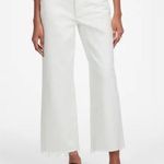 Madewell NWT Low-Slung Baggy Crop In Pure White Size 31 Photo 1
