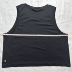 Lululemon Breeze By Muscle Crop Tank *Logo - Black / Black - 6 Photo 9