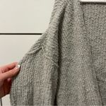 Free People  Sensual Wrap Sweater Grey Photo 6