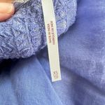 Free People Lola Boho Striped Tiered Dress Chambray Blue Embroidered Lagenlook Photo 10