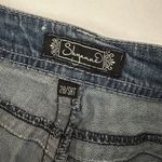 Shyanne  Womens Jeans Anne Boot Cut Flap Medium Wash Denim Mid Rise Sz 28 Short Photo 2