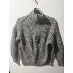 OFFLINE by Aerie Speckled Multicolor Quarter Zip Chunky Knit Sweater M M Gray Size M Photo 2