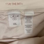 Calia By Carrie Underwood Shorts Calia Kick It Up Performance Beige/White Brown Size XXL Photo 2