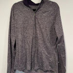 Nike Purple drifit quarter zip Photo 0