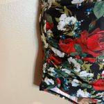 Cherry Cat XL Vintage Retro Floral High Waisted Underwire Bikini Two Piece Red Photo 4