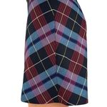 ZARA Multicolor Plaid Checkered Straight Pencil Preppy School Girl Mini Skirt XS Photo 1