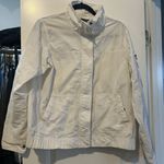 Eddie Bauer Womens Large White Full Zip All Purpose Windbreaker Jacket Photo 0