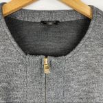 Ann Taylor Wool Blend Grey Zip Up Sweater Cardigan Photo 3