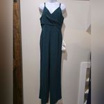 Dress the Population Womens Emmett Jumpsuit NWT In Forest Pine Green Sz Medium Photo 2
