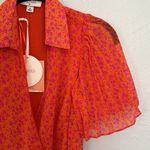 Alexis x Target orange floral dress Size M Photo 1