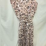 Hutch  Elsa Pink Black Animal Print Ruffle High-Low Wrap Dress size Large $395 Photo 11