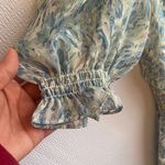 Taylor Light Green Floral Mini Dress Size 8 Photo 5