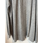 H&M  Open Front Cardigan Womens Size L Gray Knit Sweater Long Sleeve Duster NWT Photo 3