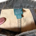 Wild Fable Waxed Twill Utility Top Brown High Neck Buckle Zip Front Woman’s Size S Photo 5