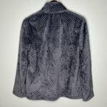 Cuddl Duds  gray pullover sherpa faux fur zip up front pockets soft size small Photo 4